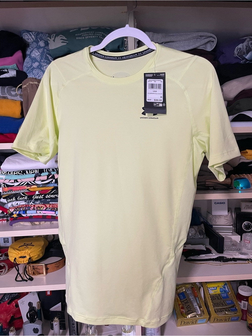 Under Armour Men’s Short Sleeve Performance Tee - Pale Yellow